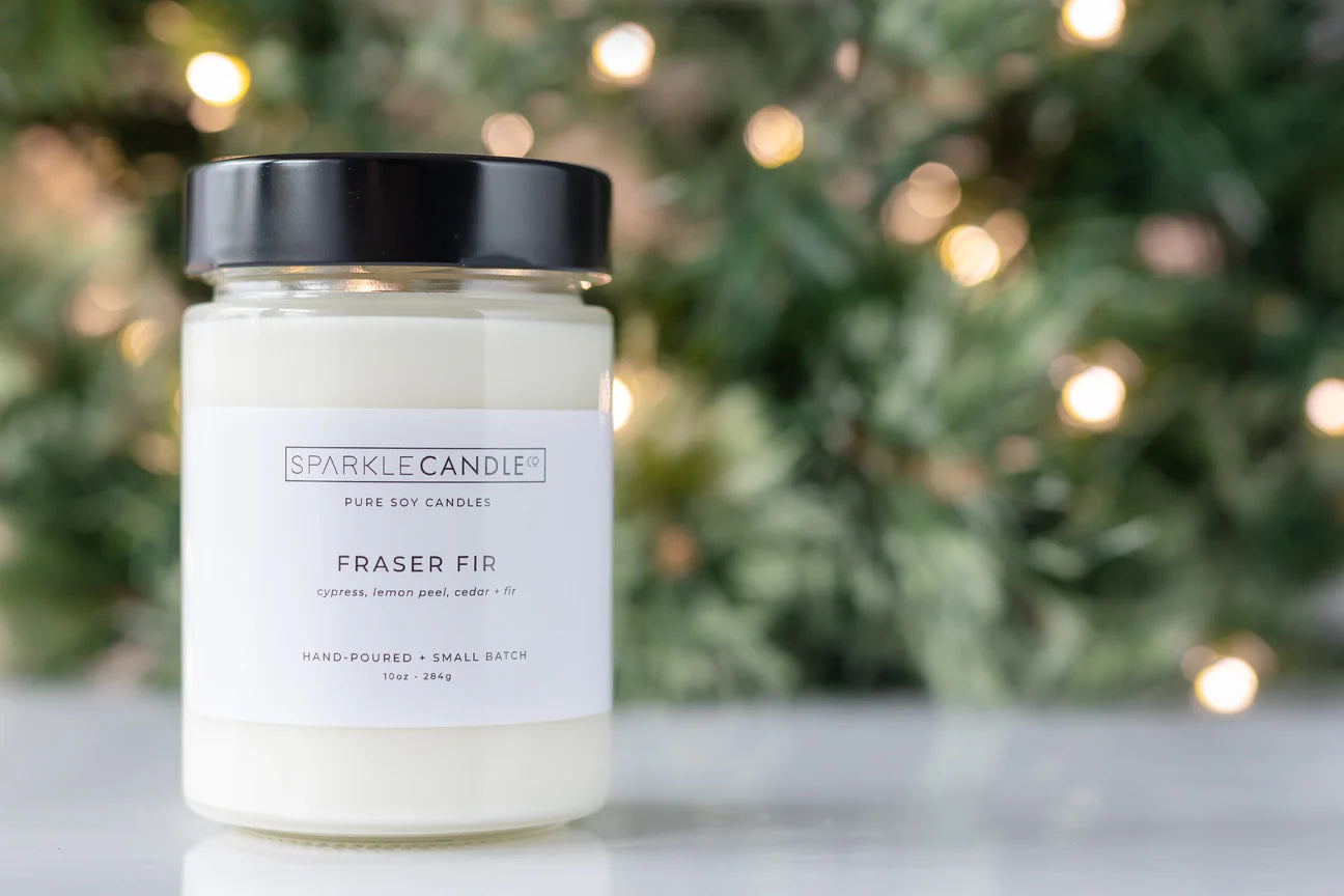 Sparkle Candle Co. Hand Poured Soy Candles 8oz