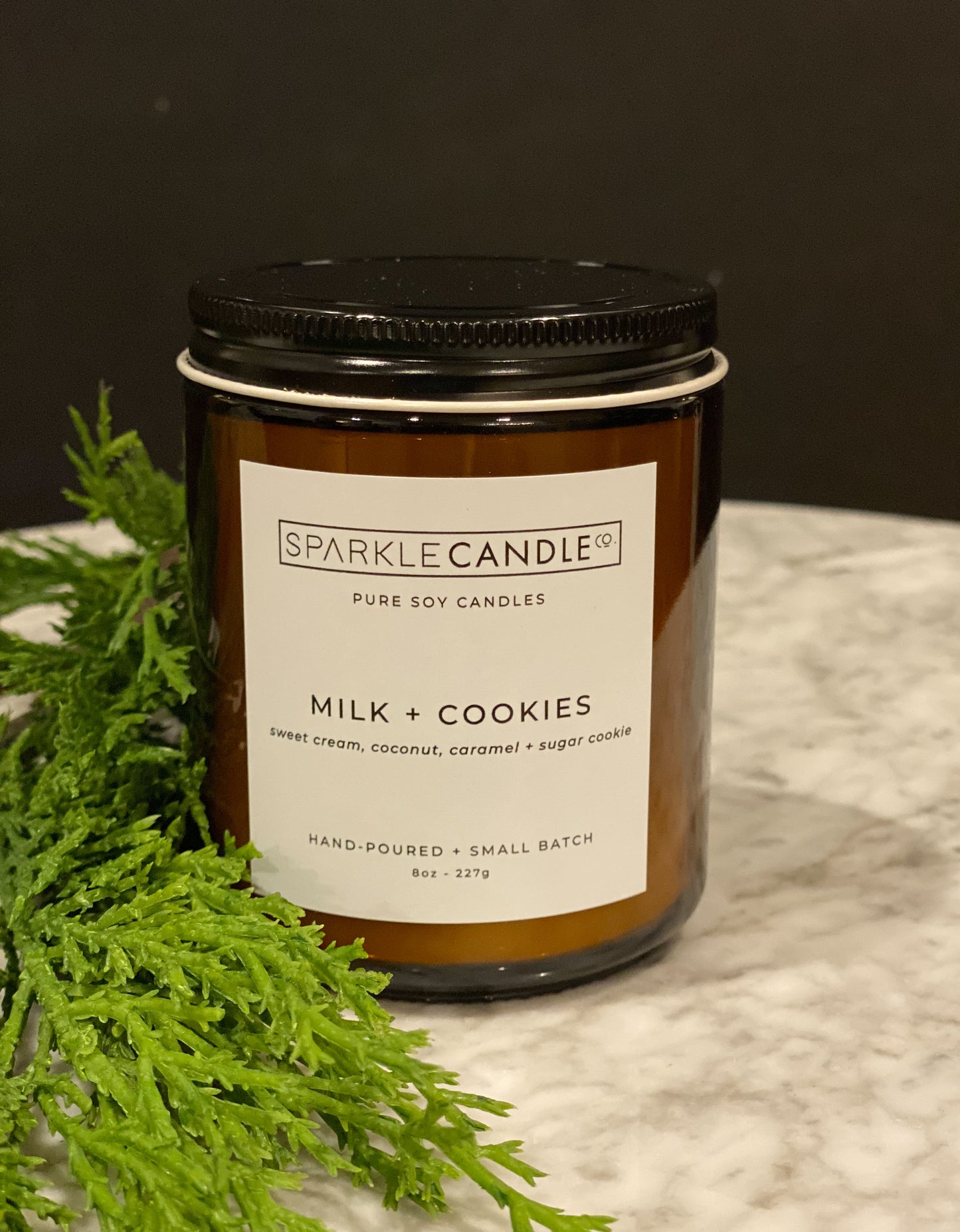 Sparkle Candle Co. Hand Poured Soy Candles 8oz