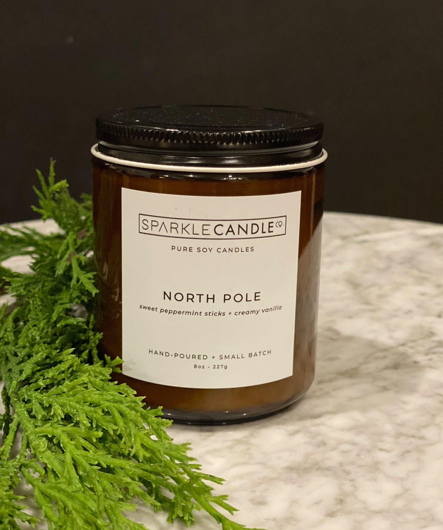 Sparkle Candle Co. Hand Poured Soy Candles 8oz