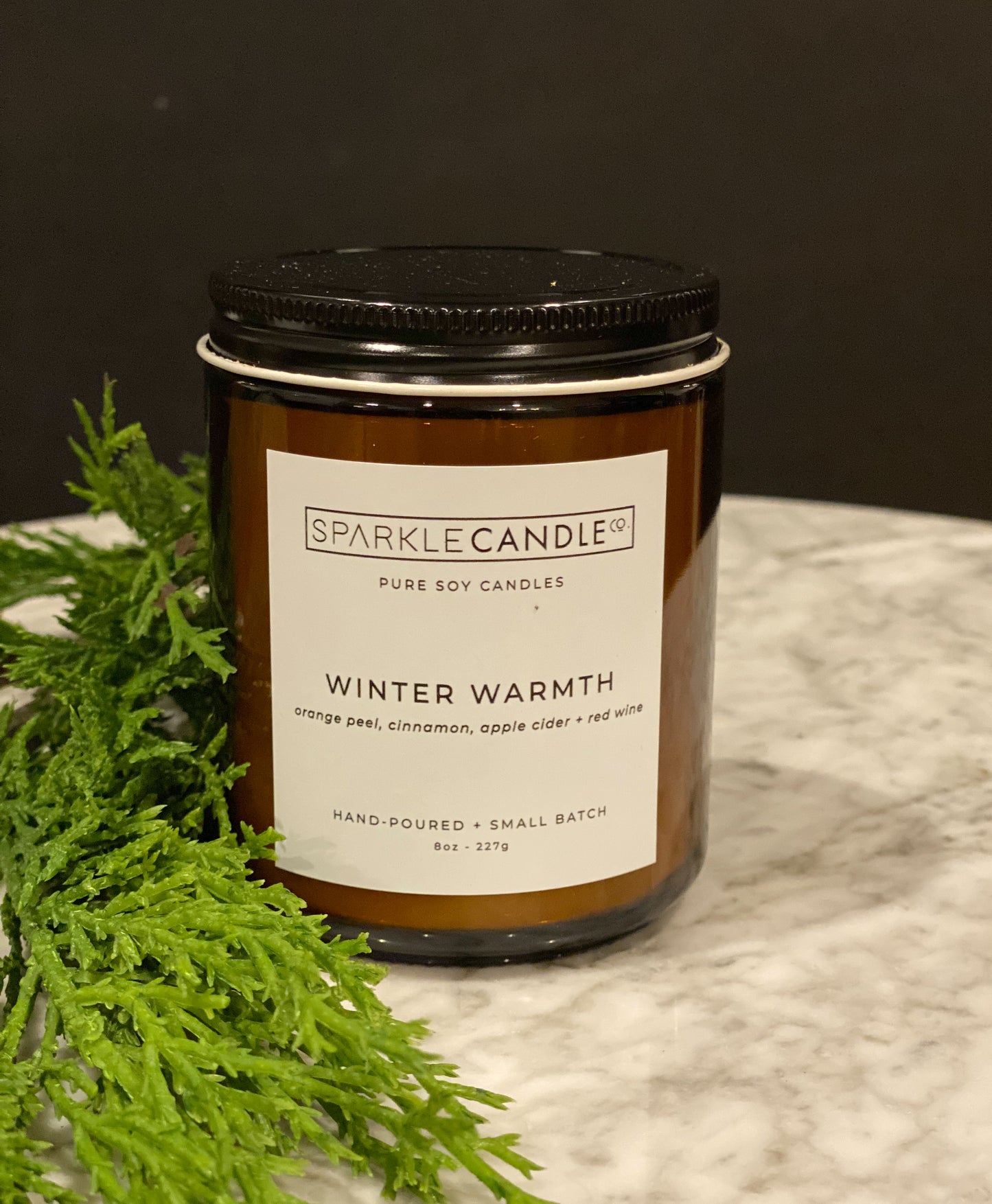 Sparkle Candle Co. Hand Poured Soy Candles 8oz