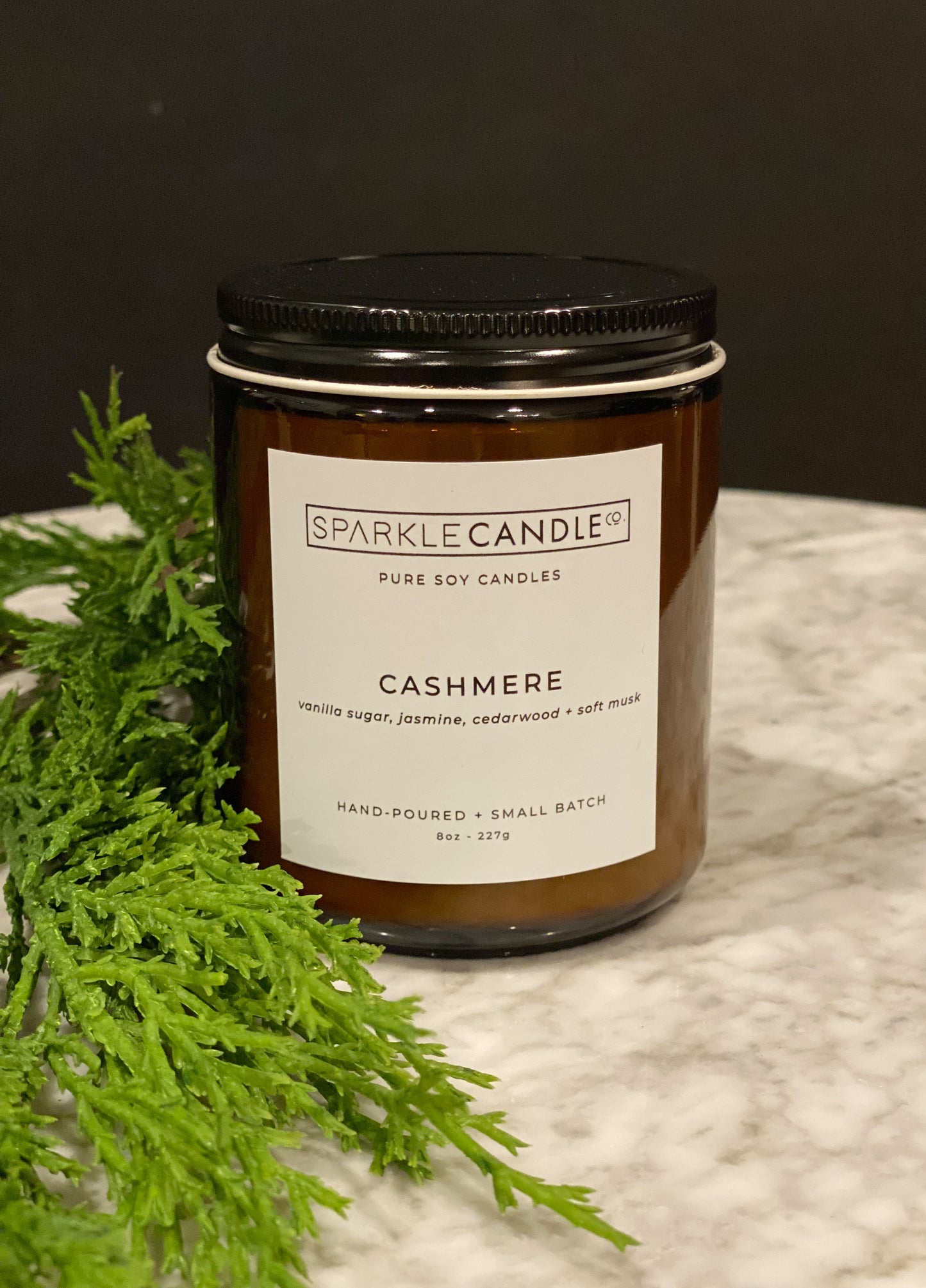 Sparkle Candle Co. Hand Poured Soy Candles 8oz