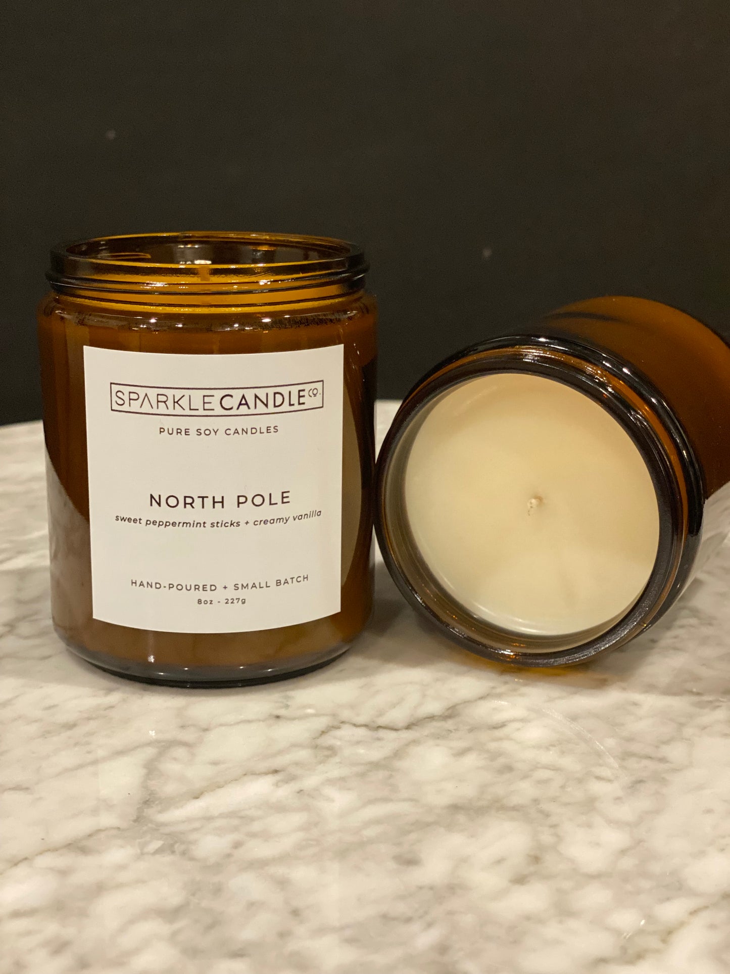 Sparkle Candle Co. Hand Poured Soy Candles 8oz