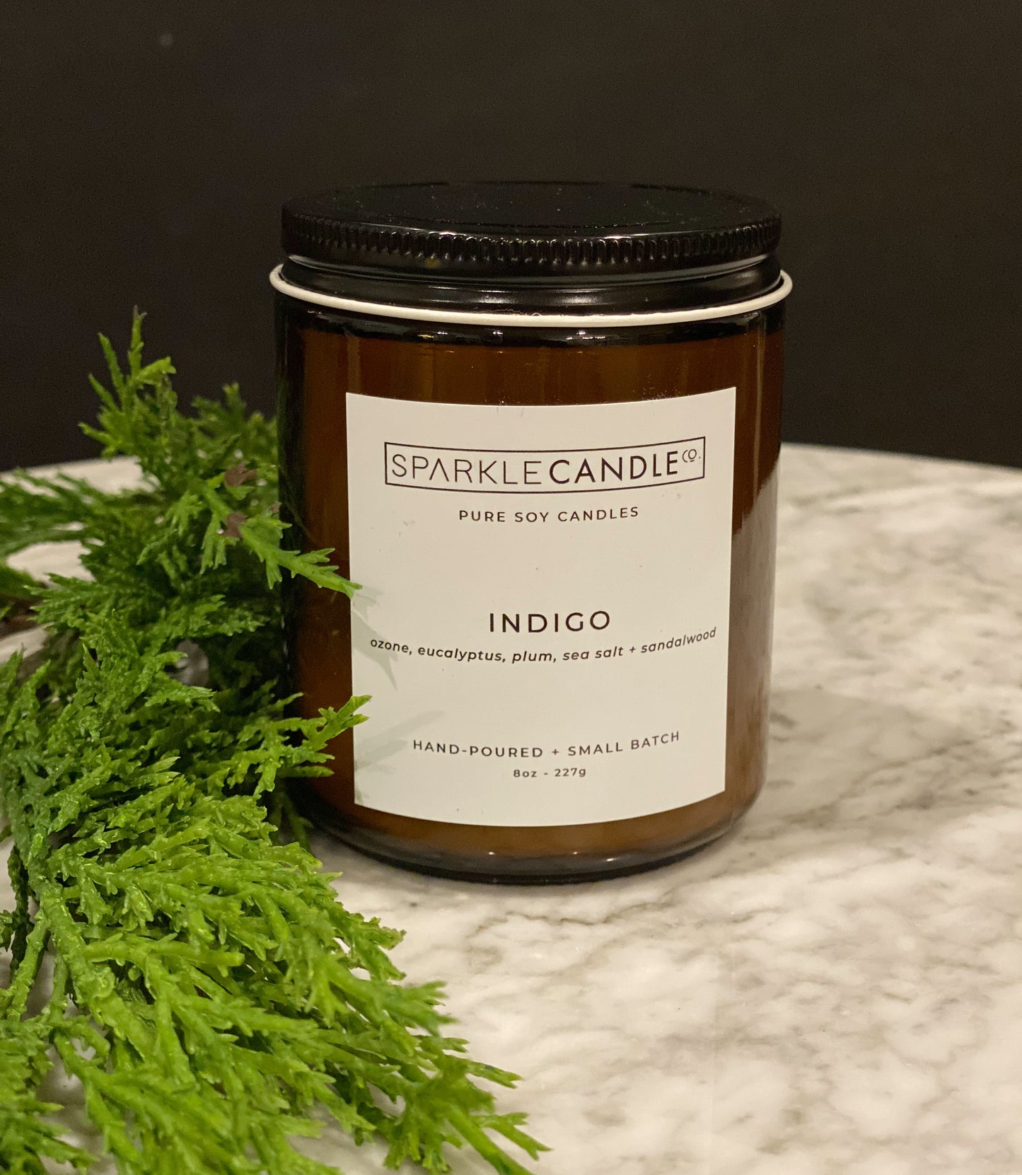 Sparkle Candle Co. Hand Poured Soy Candles 8oz