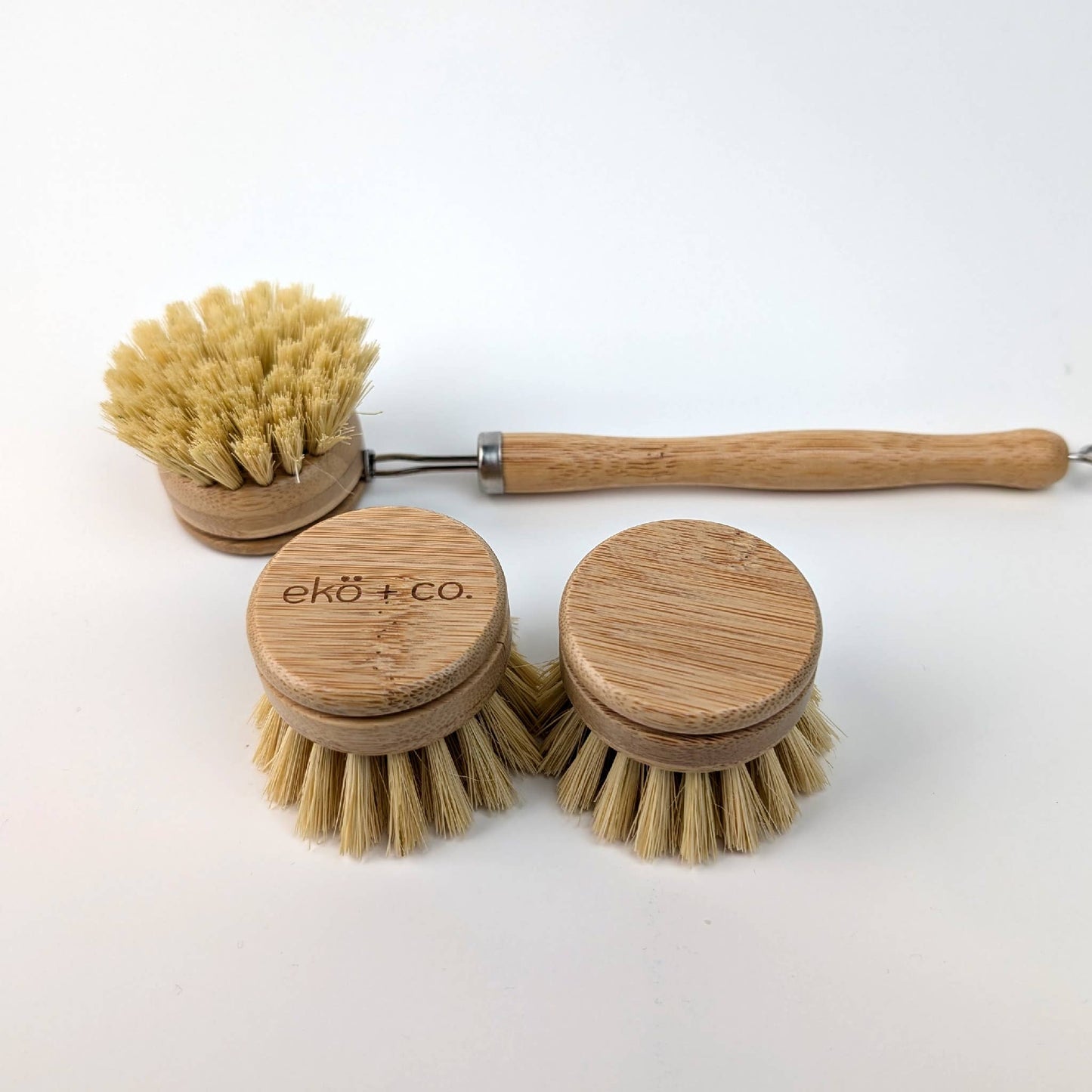 Sisal Fibre Replaceable Dish Brush Head: Ekö + co.