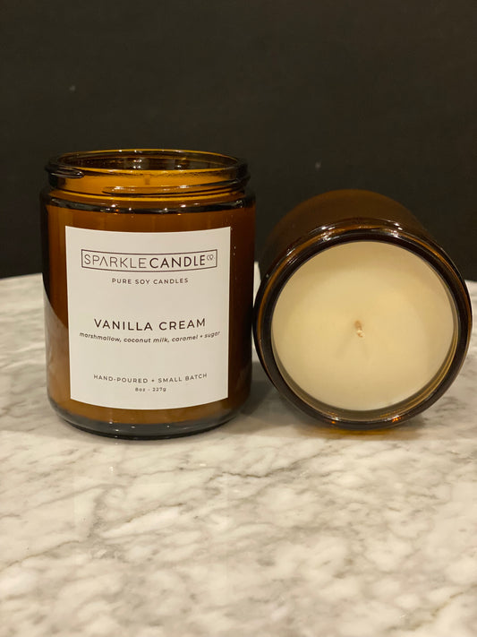 Sparkle Candle Co. Hand Poured Soy Candles 8oz