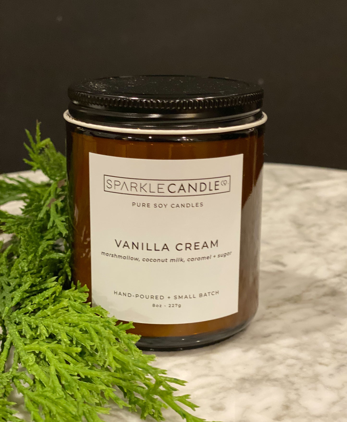 Sparkle Candle Co. Hand Poured Soy Candles 8oz