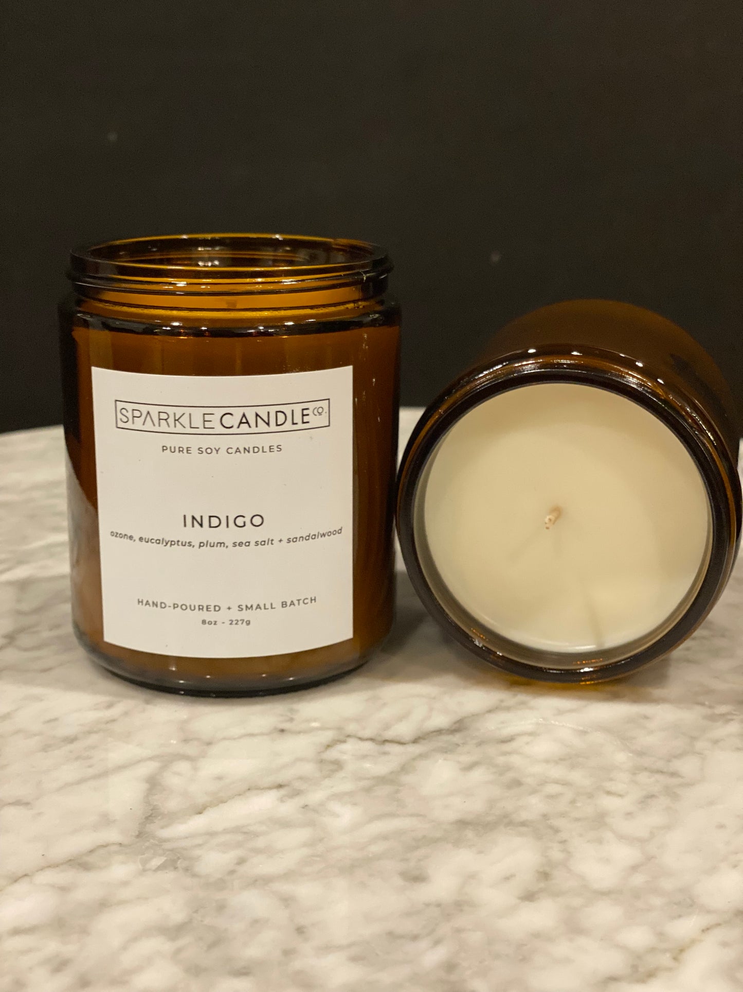 Sparkle Candle Co. Hand Poured Soy Candles 8oz