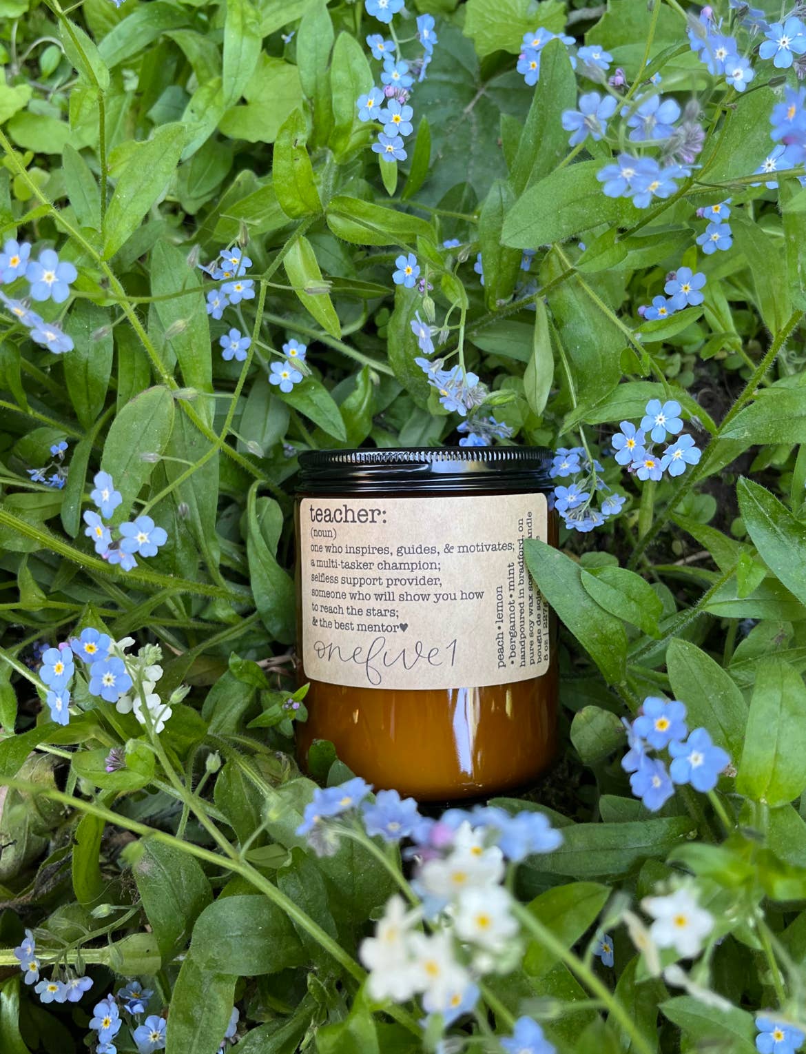 Teacher definition soy candle