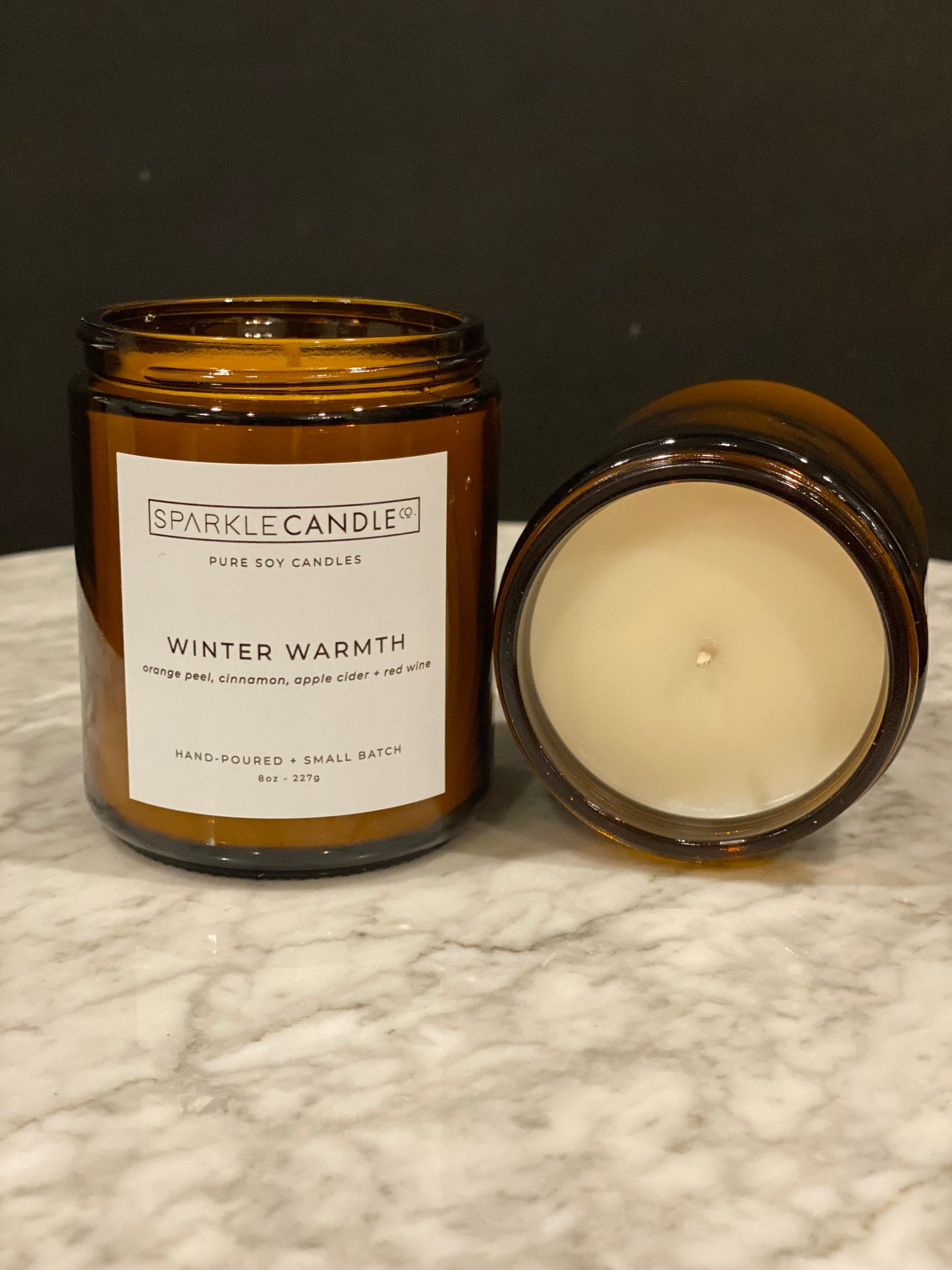 Sparkle Candle Co. Hand Poured Soy Candles 8oz