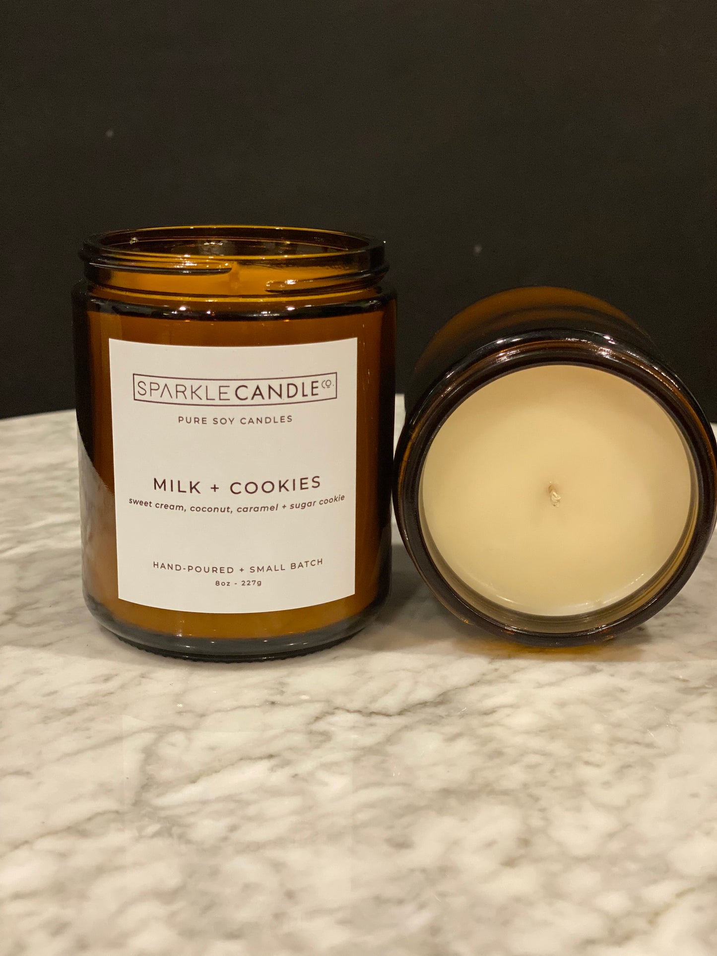 Sparkle Candle Co. Hand Poured Soy Candles 8oz
