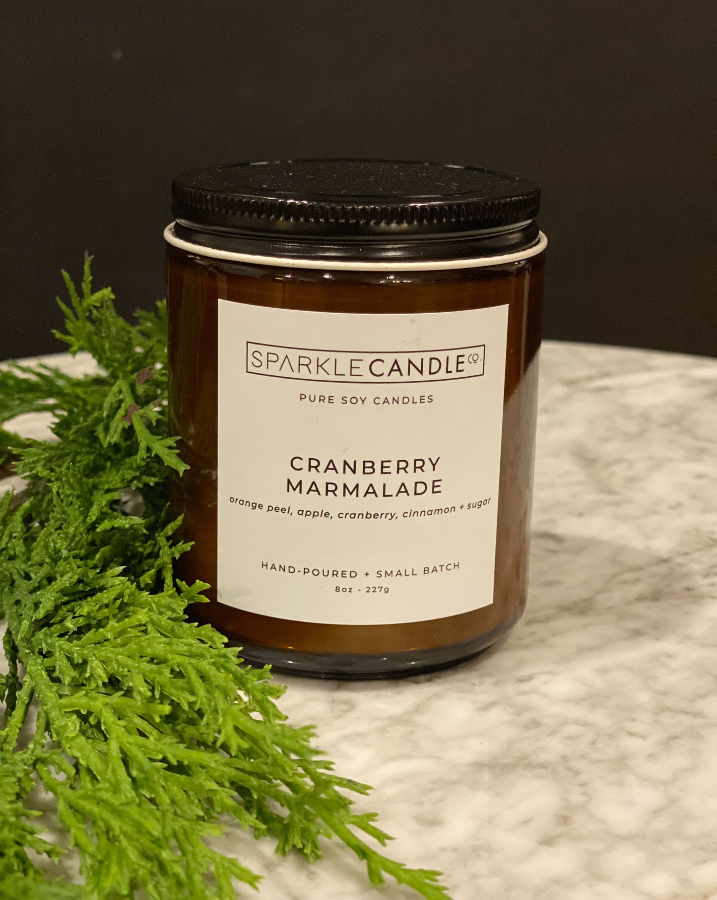 Sparkle Candle Co. Hand Poured Soy Candles 8oz